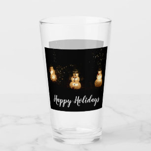Verre Écran Luminaire Snowman