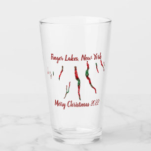 Verre Édition limitée Finger Lakes Christmas Glass
