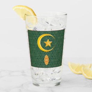Verre Eid al Fitr Moubarak Ramadan Kareem Moon Star