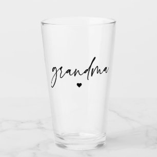 Verre Élégante typographie de script grand-mère Cadeaux