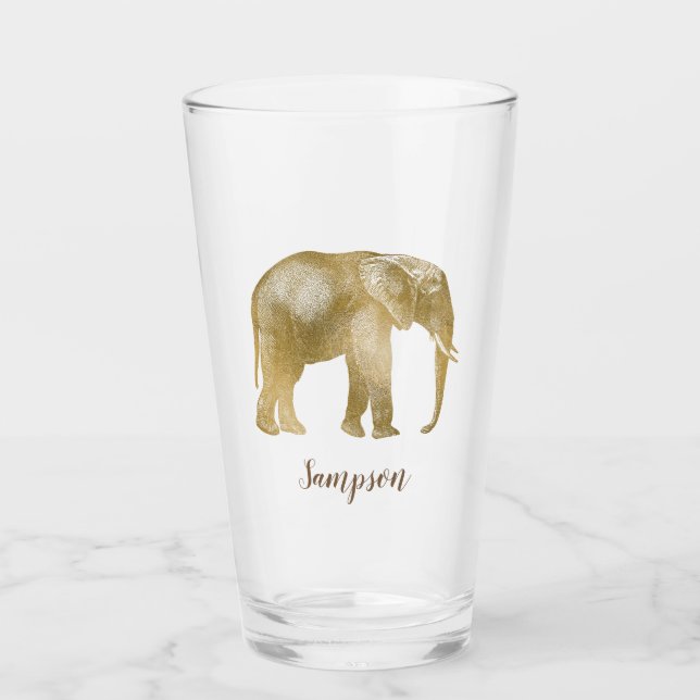 Verre Elephant Safari Beauté (Devant)