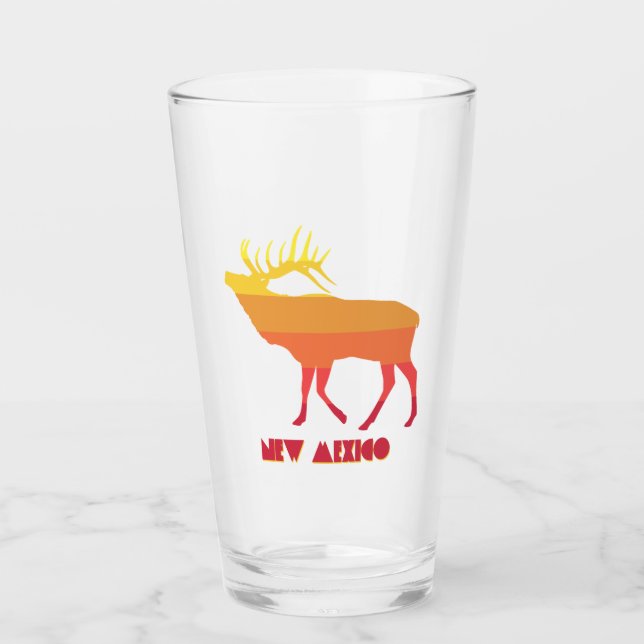 Verre Elk du Nouveau-Mexique (Devant)