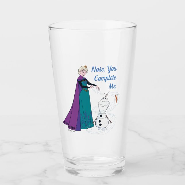 Verre Elsa Permafrosting Olaf (Devant)