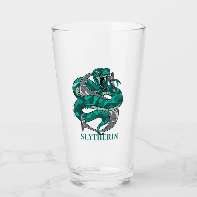 Verre Emblème croisé SLYTHERIN™ (Devant)