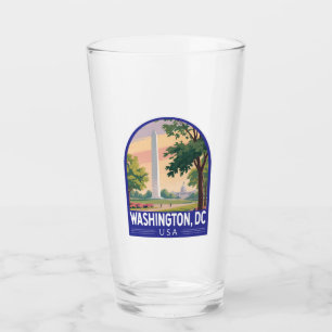 Verre Emblème d'art de voyage à Washington DC