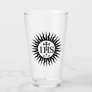 Verre Emblème de la Société de Jésus