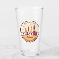 Emblème Skyline de Chicago Illinois City