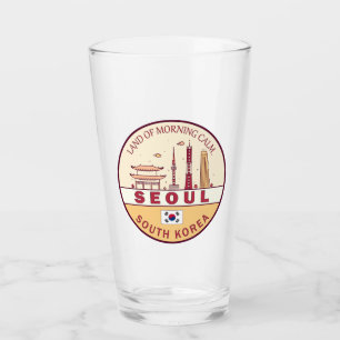 Verre Emblème Skyline de Séoul Corée du Sud