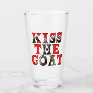 Verre Embrassez la chèvre Logo Original Pint Glass