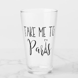 Verre "Emmène-moi à Paris"