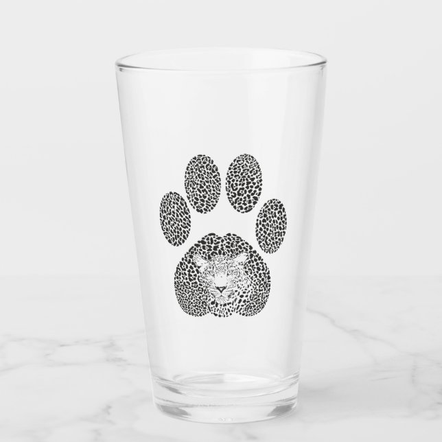 Verre Empreinte de pas de léopard (Devant)