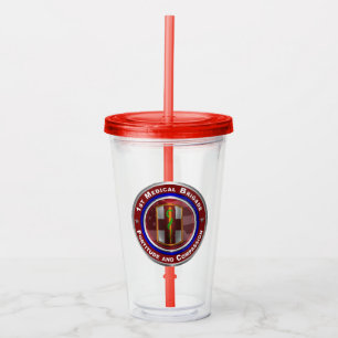 Verre En Acrylique 1st Brigade médicale Keepsake