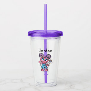 Verre En Acrylique A est pour Abby Cadabby   Ajouter Votre Nom