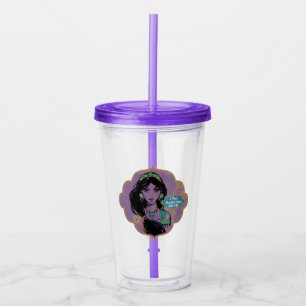 Verre En Acrylique Aladin Jasmine "Qui je suis"