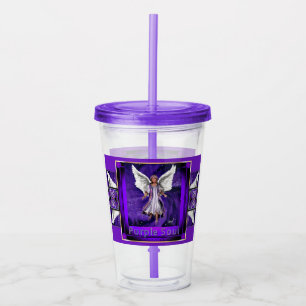 Verre En Acrylique Âme violette