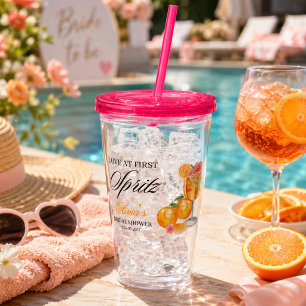 Verre En Acrylique Amour au Premier Spritz : Fête de Mariage