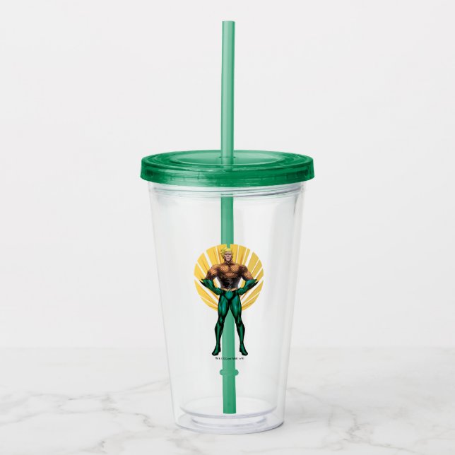 Verre En Acrylique Aquaman Standing (Devant)