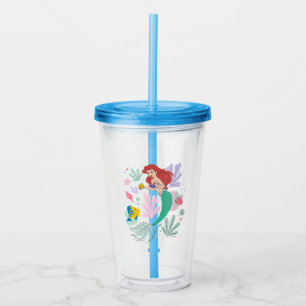 Verre En Acrylique Ariel & Flounder’s Undersea Shell-abration !