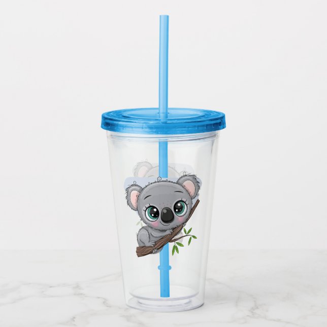 Verre En Acrylique Baby Koala (Devant)