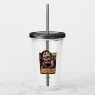 Verre En Acrylique Badge Chewbacca