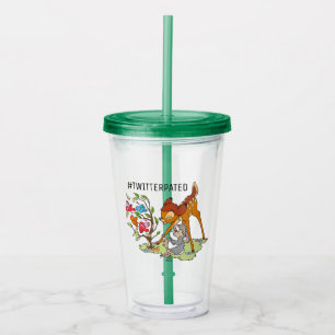 Verre En Acrylique Bambi Et Thumper Rire Des Oiseaux