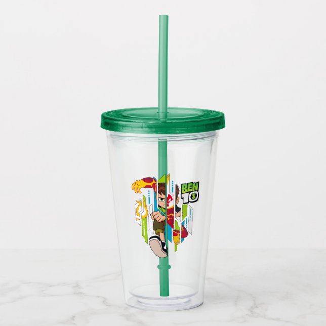 Verre En Acrylique Ben 10 Transformation de l'ADN de l'hémataste (Devant)