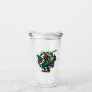Verre En Acrylique Black Adam | Graphique de caractères de cyclone