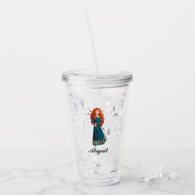 Verre En Acrylique Brave Princess - Ajouter votre nom (Devant glace)