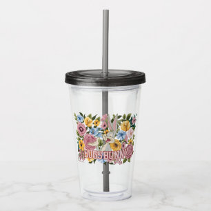 Verre En Acrylique BUGS BUNNY™ Broderie Florale Graphique