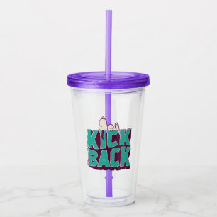 Verre En Acrylique cacahuètes   Snoopy Kickback