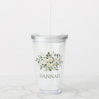 Verre En Acrylique Cadeau personnalisé de demoiselle d'honneur/fille