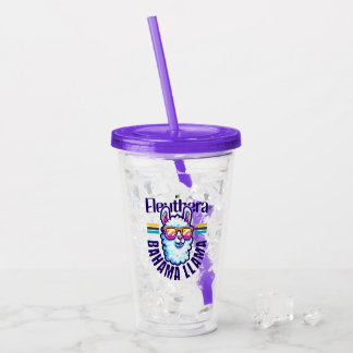 Verre En Acrylique Cadeau souvenir Bahamas : Eleuthera Bahamas Llama