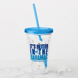 Verre En Acrylique Cadeau souvenir Bahamas : Exuma Bahamas Cruise Tra