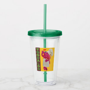Verre En Acrylique Camion fourré de Cookie Monster Toodaloo