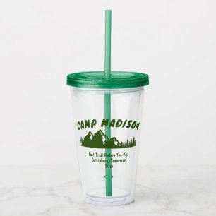 Verre En Acrylique Camp Bachelorette Party Mountain Camping Bach Trip