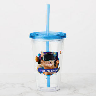 Verre En Acrylique Cat VR dans l'espace