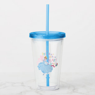 Verre En Acrylique Cendrillon Un Rêve Est Un Souhait Que Votre Coeu