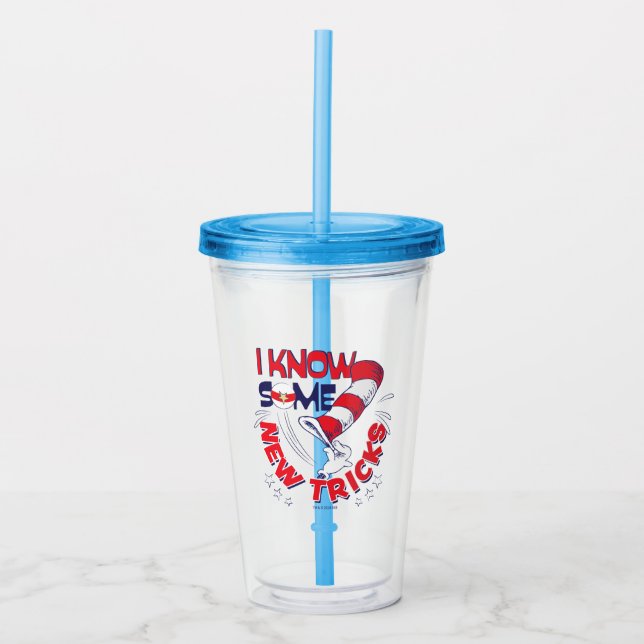 Verre En Acrylique Chat Dans Le Casquette Je Connais Quelques Nouvell (Devant)