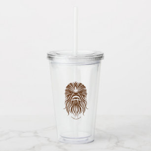 Verre En Acrylique Chewbacca Tribal Brown