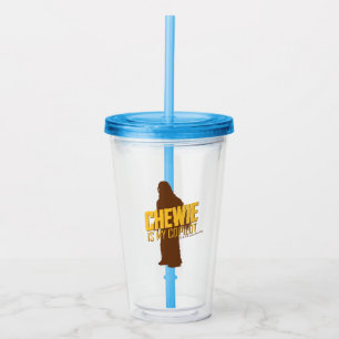 Verre En Acrylique Chewie est mon copilot
