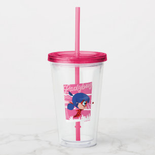 Verre En Acrylique Chibi Ladybug à Paris
