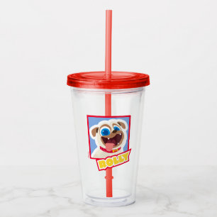 Verre En Acrylique Chien Chien Pal Cartoon Rolly