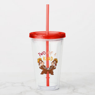 Verre En Acrylique Chip 'n Dale Deux d'un genre