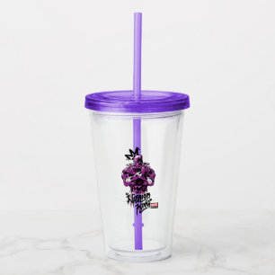 Verre En Acrylique Classique Avengers   Black Panther Warrior King