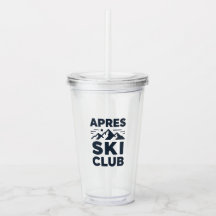 Club de ski après-ski Logo Montagne - Hiver person