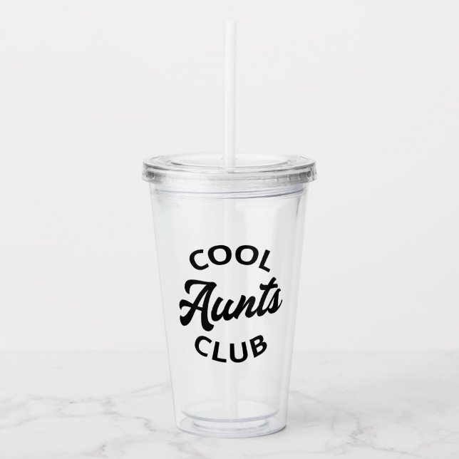 Verre En Acrylique Club des Aunts cool I (Devant)