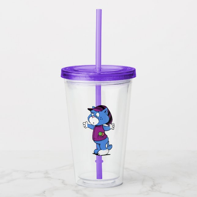 Verre En Acrylique Coupe Boomi Cats (Devant)