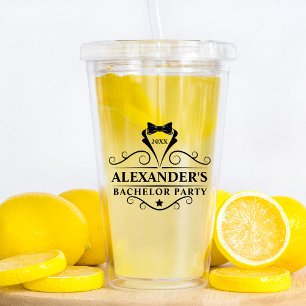 Verre En Acrylique Cravate noire de la partie de baccalauréat - Choi