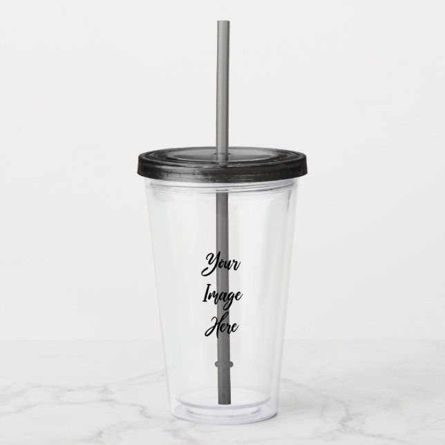 Verre En Acrylique Créez votre propre (Devant)