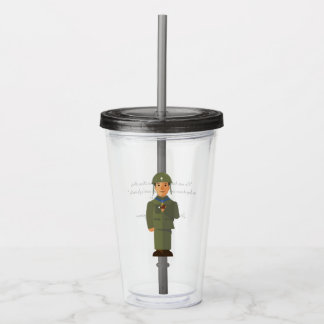 Verre En Acrylique Culbuteur de Kapaun de père